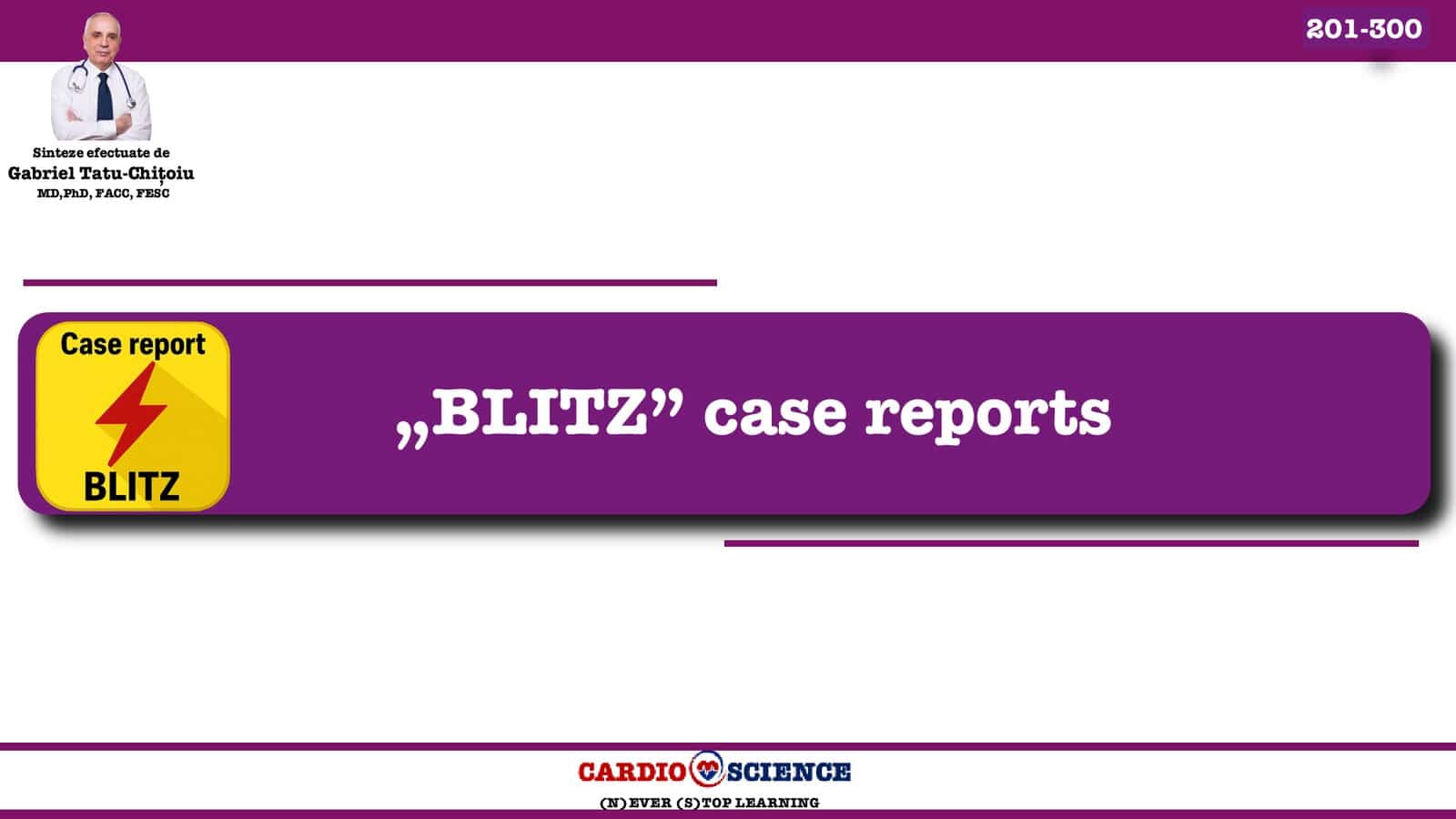 "Blitz"case reports. 201-300 1 "Blitz"case reports. 201-300 – prima pagină