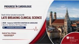 ESC 2026 - Studii clinice lansate la sesiunile Late Breaking Clinical Science